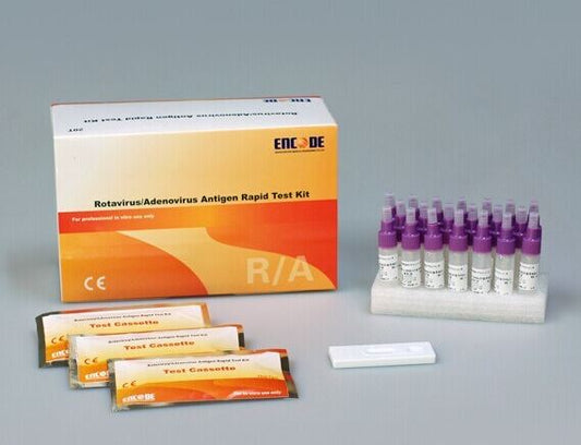 ID003-Adenovirus lgM Rapid Test Cassette (Include Rotavirus) - WHOLESALE Pack - 1000 Kits 20 Tests/Kit