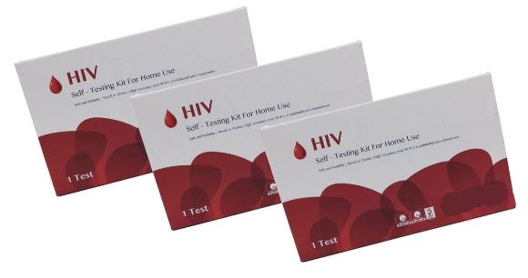 STD03-Rapid Finger Prick Blood HIV-1/2 Antibody Patented Home Test Kit - WHOLESALE Pack - 1000 Kits, 1 Test/Kit