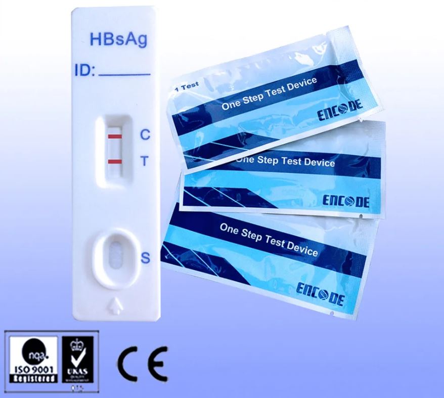 Kit Ujian Pantas Antigen Permukaan Hepatitis B HBsAg - Pek BORONG - 100 Kit