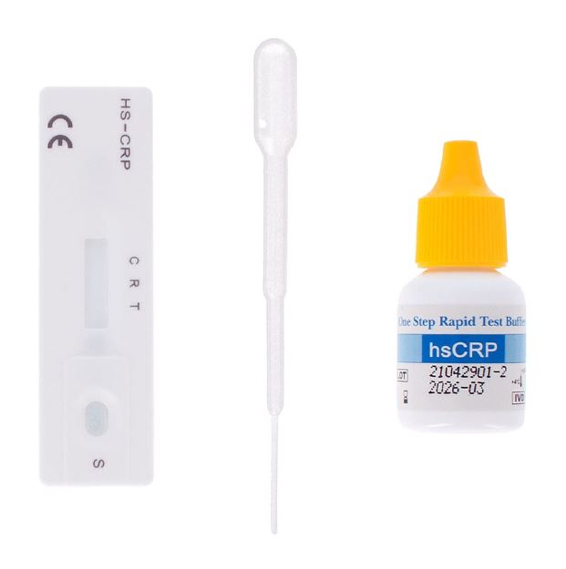 CI106-Cardiac Marker-Cardiac Risk hs-CRP (1-3-10ng/ml) Test Kit - WHOLESALE Pack - 1000 Kits 25Test/Kit